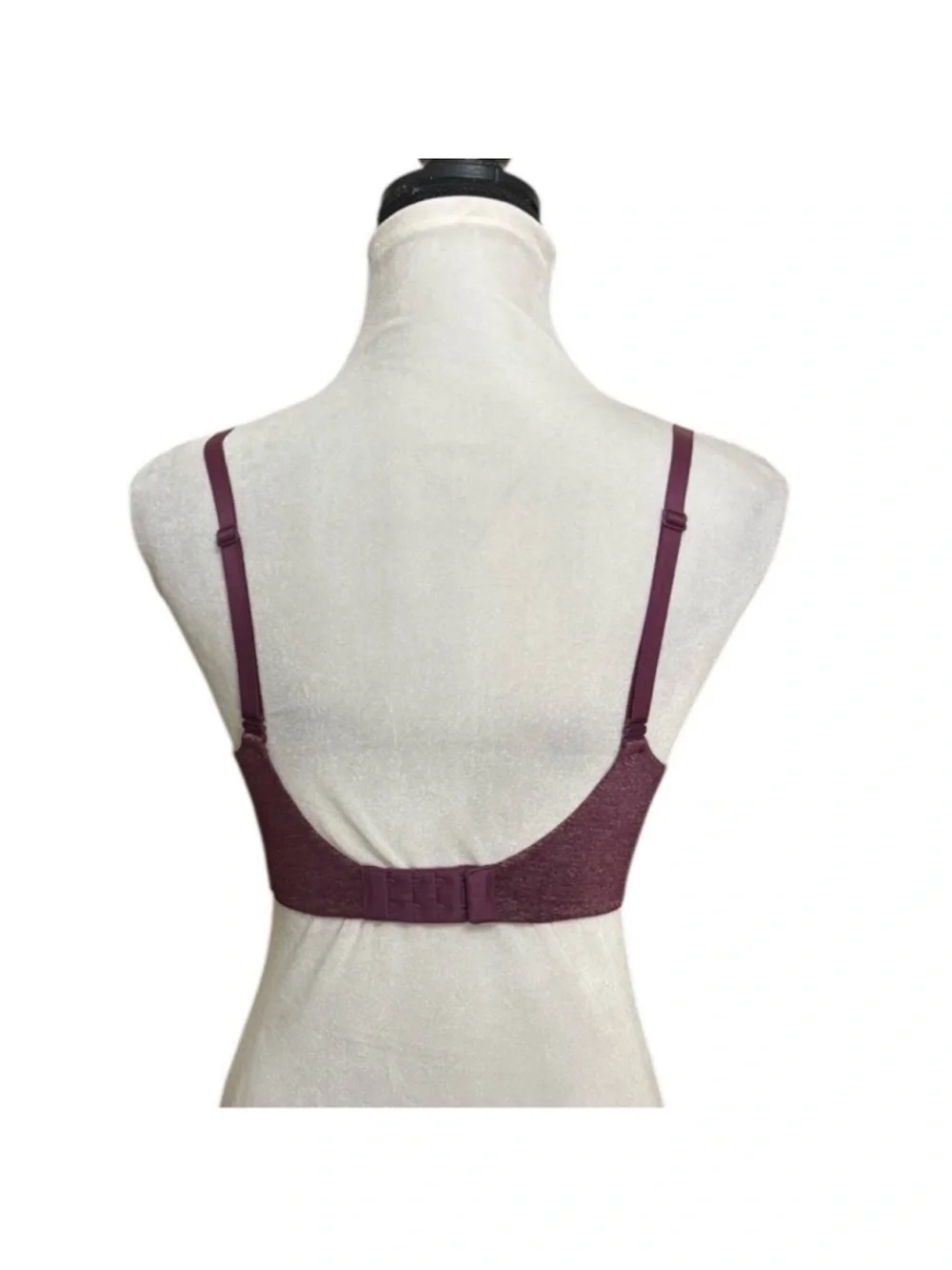 Victoria's Secret Burgundy Wine Padded Perfect Coverage underwire bra 34DD - Picture 7 of 13